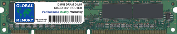 128MB DRAM DIMM MEMORY RAM FOR CISCO 2691 ROUTER (MEM2691-128D) - Click Image to Close